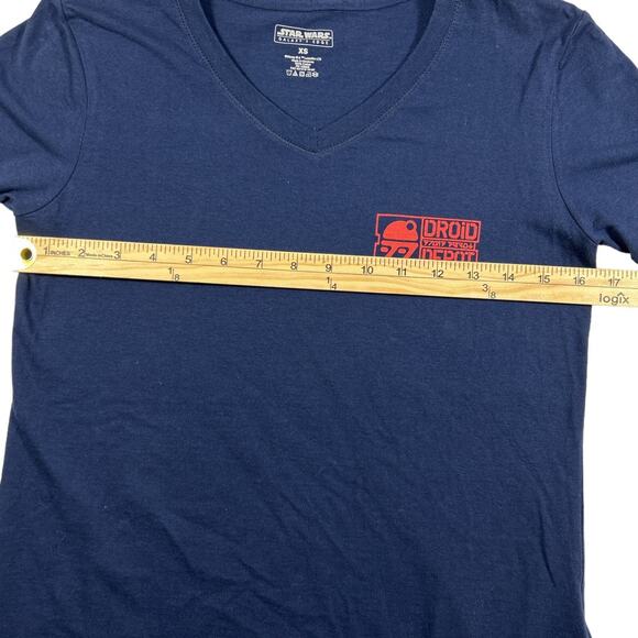 NWT Disney Parks Droid Depot Logo T-Shirt for Women Star Wars: Galaxy's Edge Xs - Picture 6 of 10